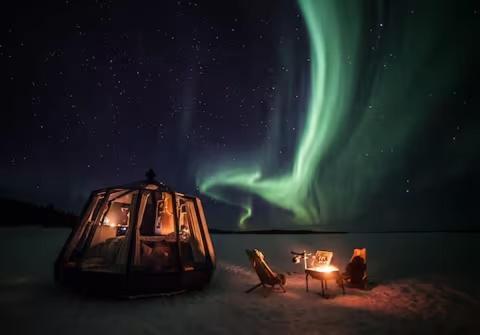 Skyfire Village Igloos Rovaniemi Exteriör bild